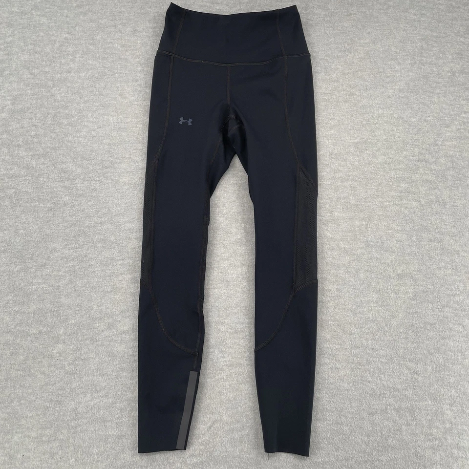 Leggings Under Armour Rush Feminina XS Extra Pequena Preta Ginástica Yoga Compressão - Imagem 1 de 4