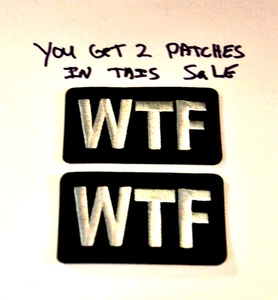 Parche WTF Navidad REGALO soldado fiesta favor diversión novedad hierro en uget2 555 - Imagen 1 de 1