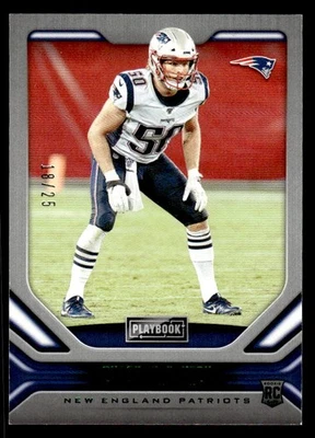 Chase Winovich 2019 Panini Playbook Green #/25 #180 New England Patriots ESE - Image 1 of 2