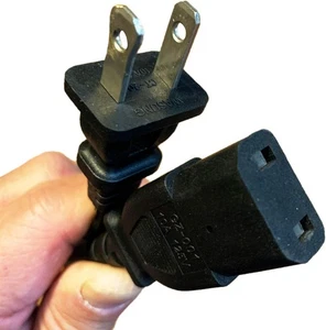 "1 GJS Gourmet Power Cord Compatible With Selected (Not 6 Qt (23X13mm), Black - Picture 1 of 5