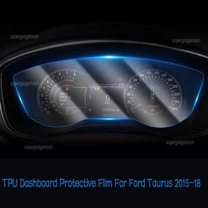 TPU Dashboard Protect Film For Ford Taurus 2015-2018 Navigation Display Sticker - Picture 1 of 10