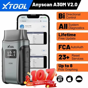 Xtool A30M V2.0 Bluetooth OBD2 Sistema Completo Escáner Herramienta de Diagnóstico Bidireccional - Imagen 1 de 13