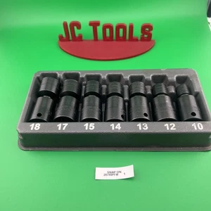 Snap On Impact Socket Set 7 Piece Metric Shallow Swivel 207IPFM - Picture 1 of 6