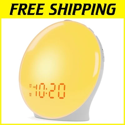 Sleep Aid Alarm Clock, Sunrise Simulation, 7 Colors - Image 1 of 4
