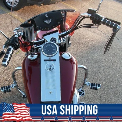 For Harley Road Softail FLS Electra Glide 1" Motorcycle Handle Bar Hand Grips US Foto 1 de 4
