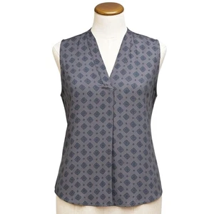 Loft Blouse Womens M Sleeveless Minimalist Officecore Workwear Modern Classic - Picture 1 of 8