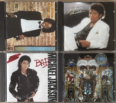 4 x  Michael Jackson CD Konvolut - Off The Wall, Thriller, Bad & Dangerous - Bild 1 von 2