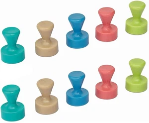MAUL imanes cónicos Ø 1,2 x 1,6 cada uno 2x turquesa, marrón, azul, rojo, verde - Imagen 1 de 1