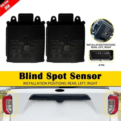 2pc Rear Blind Spot Radar Sensor Monitor For 2020-21 Ford F-250 F-350 Super Duty - Bild 1 von 4