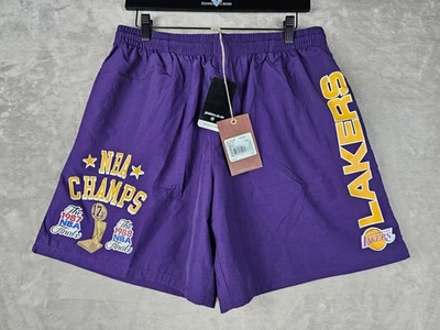 MENS MITCHELL & NESS NBA WOVEN SHORTS LAKERS Large - Изображение 1 из 4