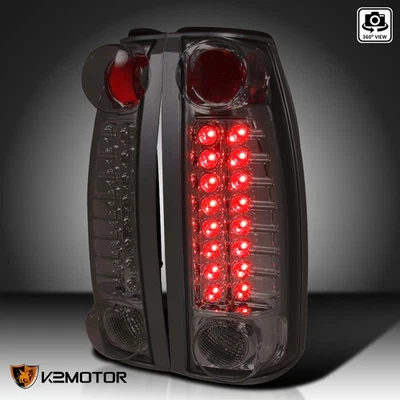Fits 1988-1998 Silverado GMC Sierra C10 C/K 1500 2500 3500 Smoke LED Tail Lights Foto 1 de 4