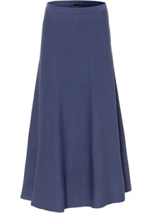Strickrock Gr. 40/42 Indigo Damen-Rock Midirock Freizeitrock Skirt R-Ware NEU - Bild 1 von 1
