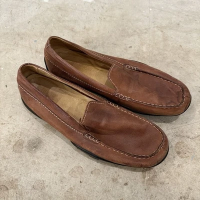 Timberland Mocasines Sin Cordones Para Hombres 10.5 Cuero Marrón Zapatos para Conducir Cómodos Caminar Foto 1 de 4