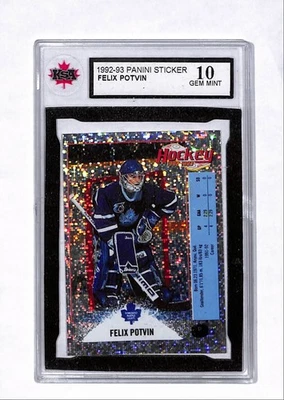 1992-93 Panini Stickers Felix Potvin KSA 10 (Free Shipping $150+) #139 Foto 1 de 2