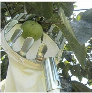 Fruit Picker with Bag Basket Garden Farm Fruit Catcher Harvest Picking Tool - Picture 1 of 5