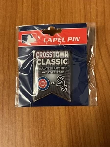 Chicago Cubs vs White Sox 2022 Crosstown Classic Interleague Collector Pin NEW - Picture 1 of 3