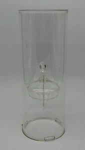 Vintage Wolfard Glass Handblown 12” Oil Lamp MCM Rare Classic - Picture 1 of 7