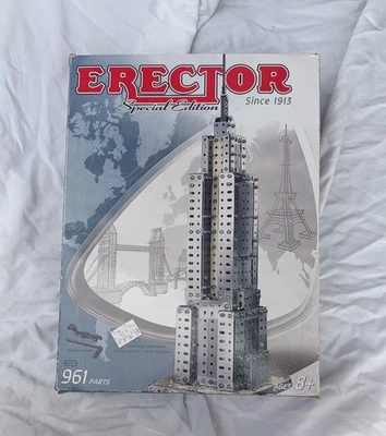 Nuevo en caja Meccano Erector Edición Especial Empire State Building Nuevo 961 piezas con herramientas Foto 1 de 4