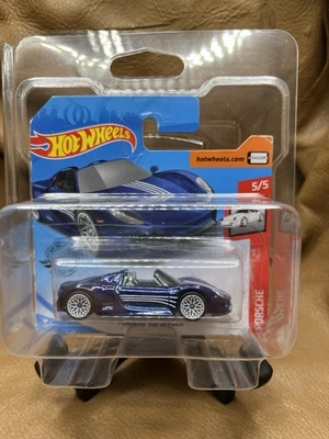 TARJETA CORTA HOT WHEELS PORSCHE 918 SPYDER SUPER TREASURE HUNT PORSCHE SERIE EX/NM Foto 1 de 4