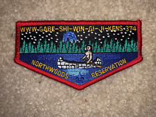 Boy Scout Camp Northwoods Loon R Gabe-Shi-Win-Gi-Ji-Kens 374 Michigan Flap Patch