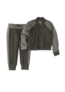 Rainbeau Mädchen Meliert Grau Mesh Bomber und Jogginghose Set XL Neu - Bild 1 von 1