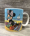 Vintage Walt Disney Minnie Mouse At The Beach Coffee Tea Mug Cup 1986