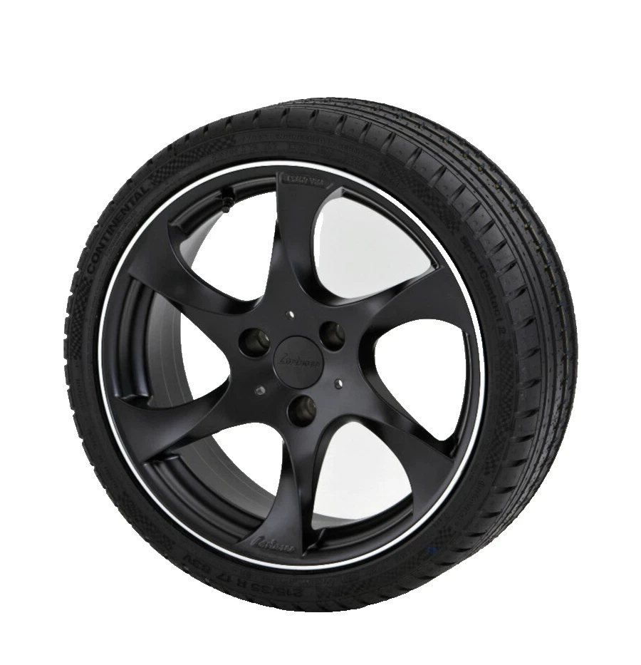 Lorinser Speedy smart Roadster 452 schwarz Komplettradsatz Kumho Alufelgen - Bild 1 von 4