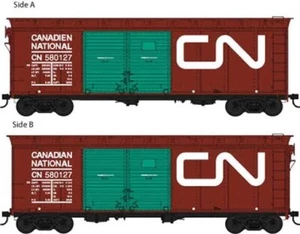 Bowser 6-42424 40' Double Door Steel Boxcar Canadian National(Noodle) #590146 - Picture 1 of 1