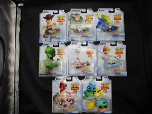 4 autos de personajes de Hot Wheels de Disney Pixar Toy Story selecciona uno - Imagen 1 de 41