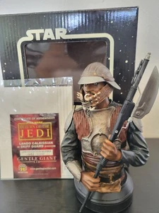 Busto coleccionable Gentle Giant Star Wars Lando Calrissian Skiff Guard/4000 ROTJ - Imagen 1 de 5