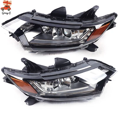 2x Headlight Halogen LED DRL For 2016 2017-2020 Mitsubishi Outlander Right+Left Foto 1 de 4