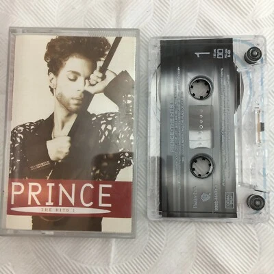 VTG Warner WB Records Paisley Park PRINCE The Hits 1 Cassette Tape Audio Album - Image 1 of 4