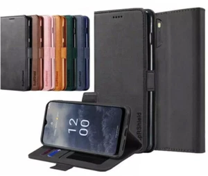 For Nokia C30 C22 C12 G22 G60 X10 Wallet Leather Case Shockproof Flip Cover - Picture 1 of 15