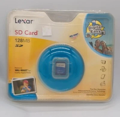 NEW Lexar 128GB SD Memory Card Sealed - Image 1 of 4