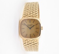 .Vintage Patek Philippe Ladies 18ct Gold 18J Wrist Watch Ref 4179-1 With Papers