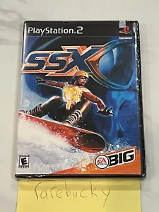 SSX (Playstation 2 PS2) NEW SEALED BLACK LABEL, Y-FOLD W/UPC, SUPER RARE EA! - Picture 1 of 6
