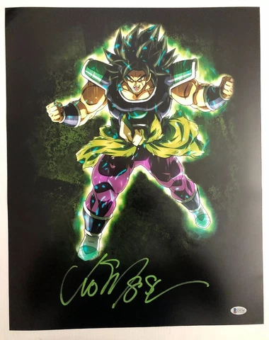 Vic Mignogna Signed Autographed 16x20 Photo Dragon Ball Z Super Broly BECKETT 5 Cover