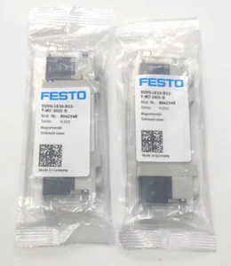 Lot of 2 Festo VUVG-LK10-B52-T-M5-1H2L-B solenoid valves 8042548 - Picture 1 of 2