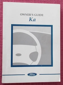 (2002 PRINT) FORD KA (2002 - 2006) OWNERS MANUAL - USER GUIDE - HANDBOOK. - Picture 1 of 6