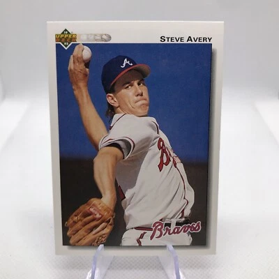 1992 Upper Deck #475 Steve Avery Atlanta Braves MLB Major League Baseball Card - Image 1 of 2