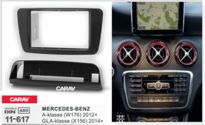 2DIN Radioblende passt für MERCEDES-BENZ A-Klasse (W176)ab 2012 GLA (X156) 2014- - Bild 1 von 6
