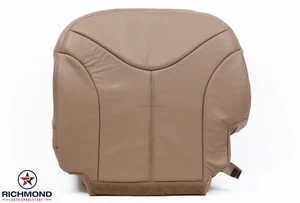 GMC Sierra SLT 1999-2000 - Cubierta de asiento de cuero inferior lateral del conductor Med roble oscuro bronceado - Imagen 1 de 13