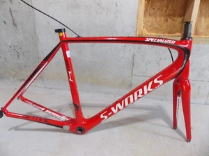 58cm Specialized S-Works Tarmac SL4 Carbon Fiber Road Frame & Factory Fork - Picture 1 of 19