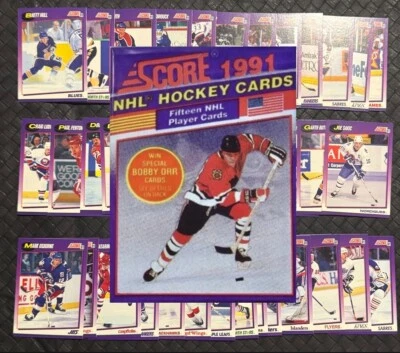 1991-92 Score Trading Cards BLUE Complete Your Set U Pick Wayne Gretzky 2/2 - Image 1 of 3