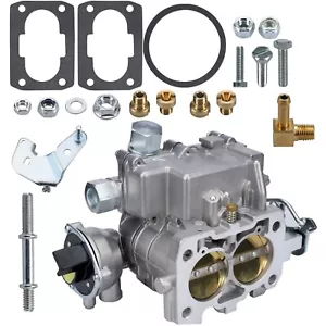 Marine Carburetor for Mercruiser 2 Barrel 3.0L 4 CYL with A Long Linkage(Yellow) - Picture 1 of 7