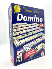 Domino Classic Line - Mit extra großen Spielsteinen Legespiel Brettspiel Schmidt