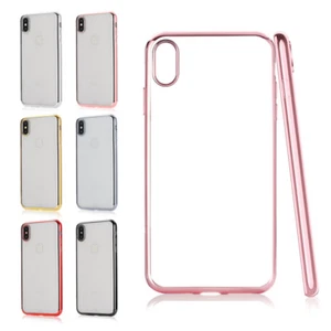 Für iPhone XS MAX XR X Hülle Ultra Dünn Slim Klar Kristall Weich TPU Case Cover - Bild 1 von 43