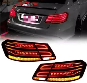 LED Tail Rear Lights Lamp 4pcs for Mercedes Benz E Class W212 Old To New Black - Picture 1 of 7