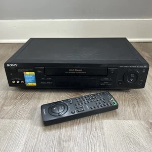 Sony SLV-798HF VCR VHS Video Cassette Grabadora Reproductor con Control Remoto Probado Funciona - Imagen 1 de 15