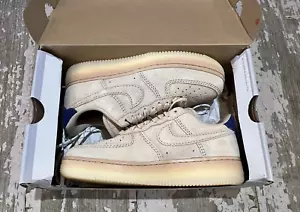 NUOVE SCARPE DA GINNASTICA NIKE AIR Force 1 Low '07 LX in pelle scamosciata grana taglia 9 - Foto 1 di 9